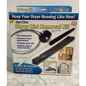 Dryer Max Deluxe Dryer Lint Removal Kit, As Seen on TV New